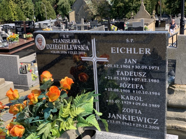 Tadeusz Eichler 1933 Myślenice - Grobonet - Wyszukiwarka osób pochowanych