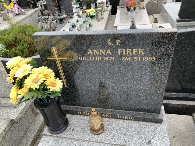 Anna Firek 1929 Myślenice - Grobonet - Wyszukiwarka osób pochowanych