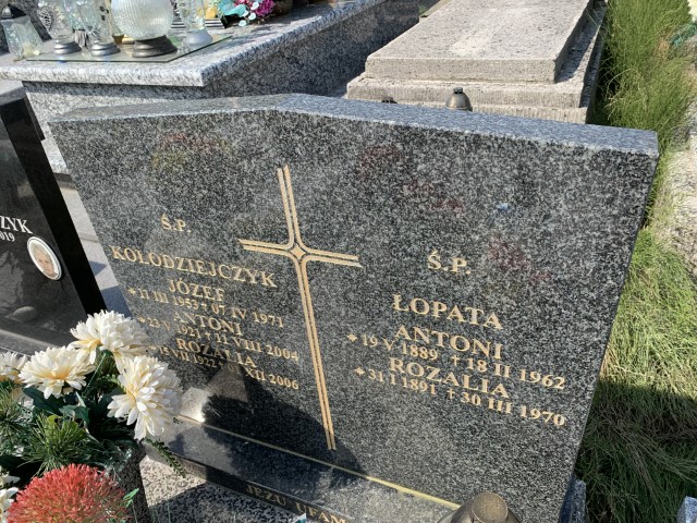 Anton Łopata 1889 Myślenice - Grobonet - Wyszukiwarka osób pochowanych