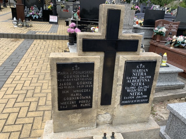 Jakob Górnik 1858 Myślenice - Grobonet - Wyszukiwarka osób pochowanych