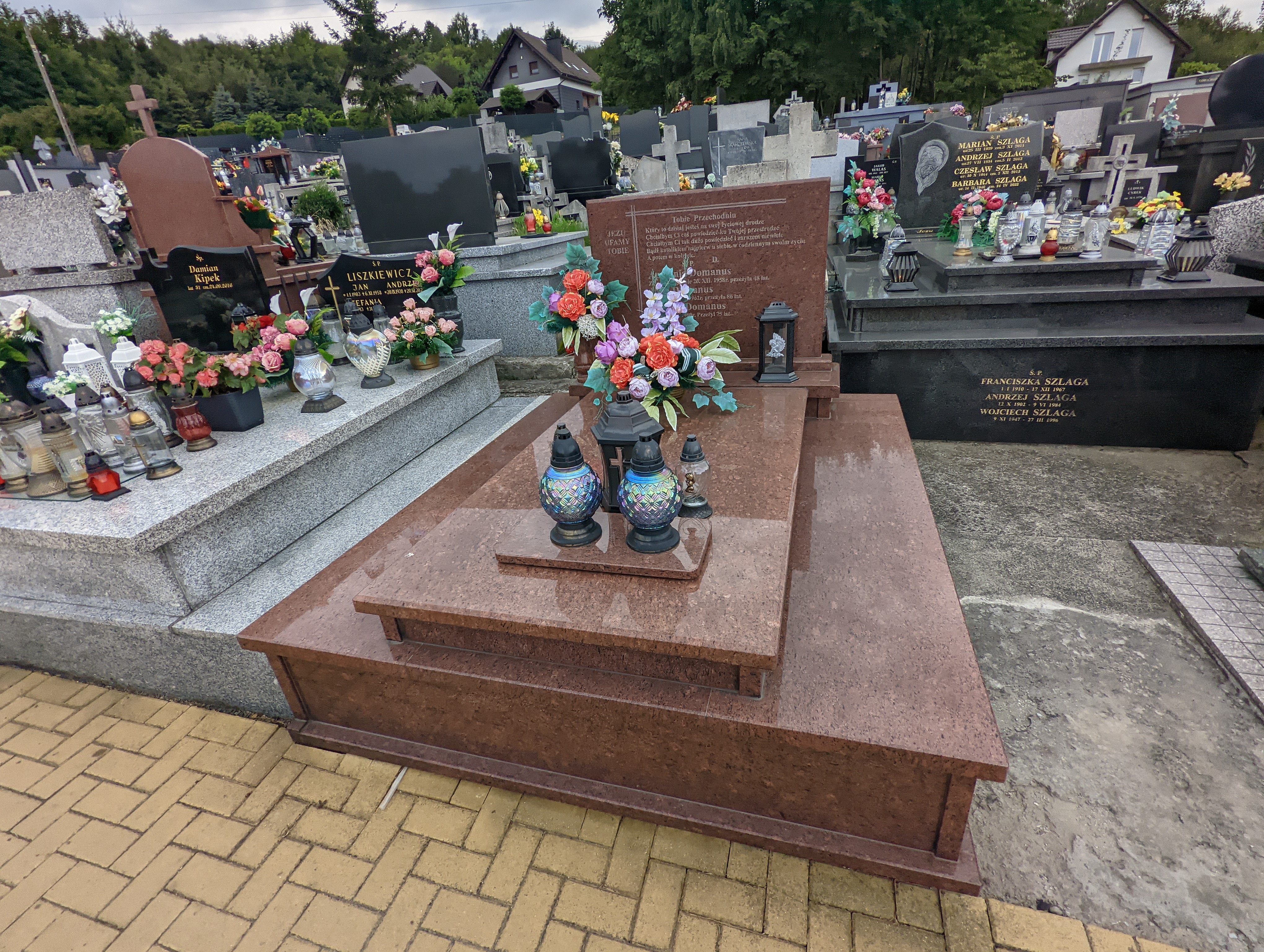 Grób Ludwik Domanus